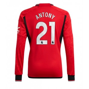 Maillot de foot Manchester United Antony #21 Domicile 2023-24 Manche Longue